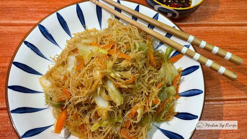 Stir Fry Rice Vermicelli Madam Ng Recipe